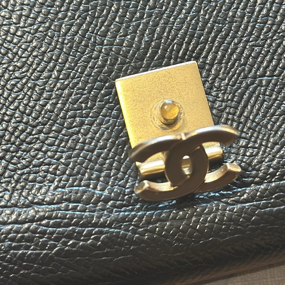 Chanel Black leather wallet with COA - Picture 8 of 8